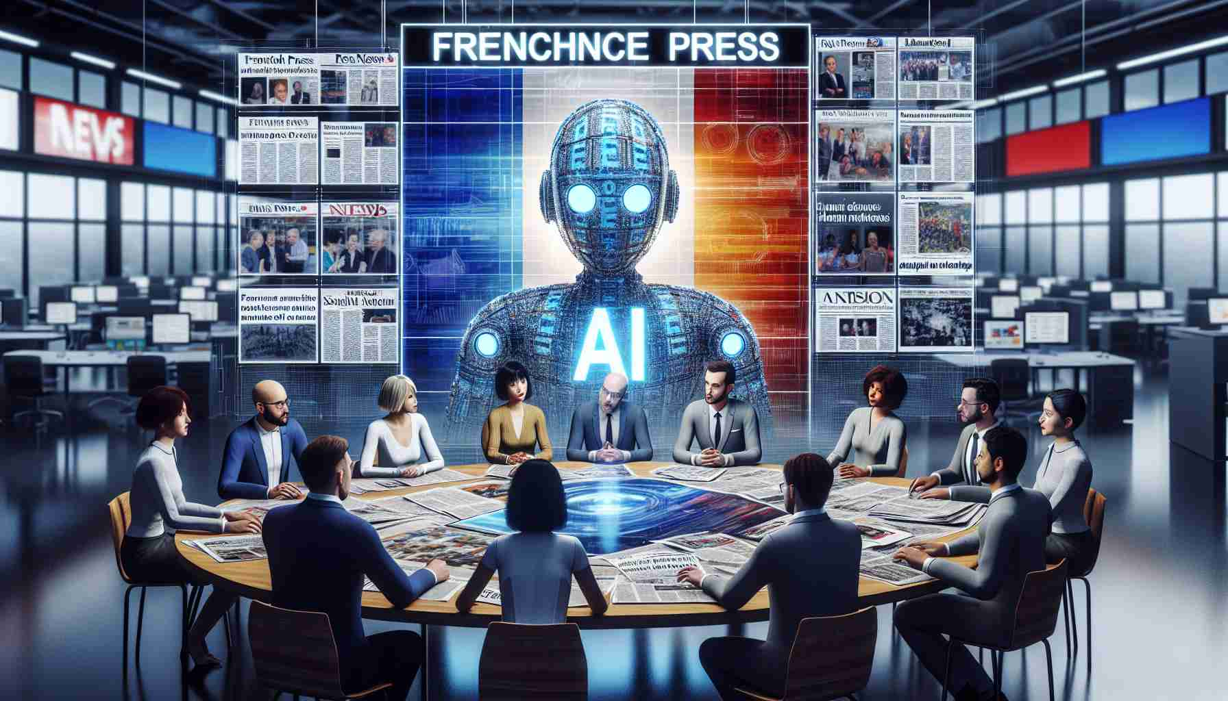French Press Demands Equitable AI Content Compensation