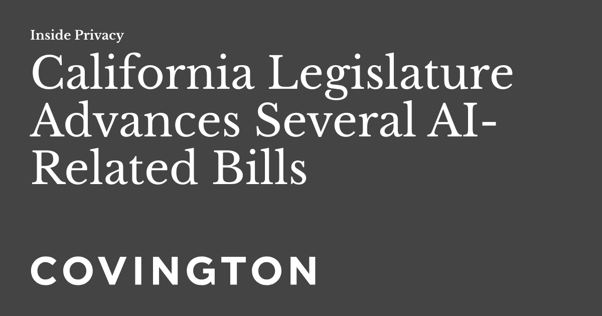 California Cracks Down on AI