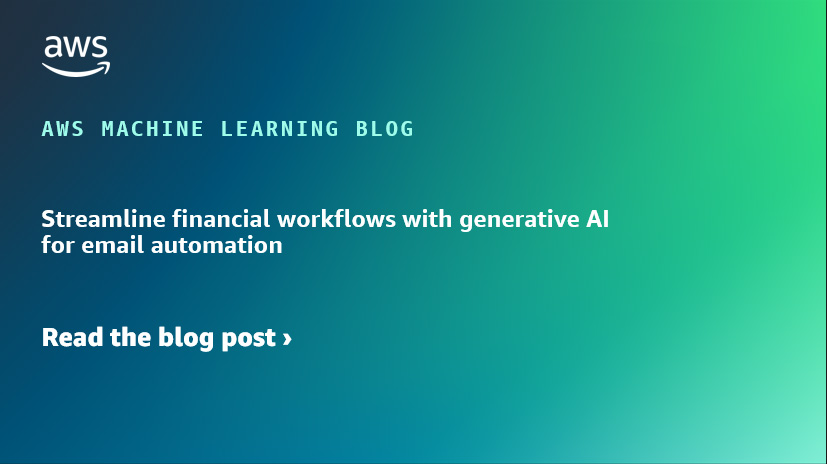 Streamline Financial Workflows with Generative AI