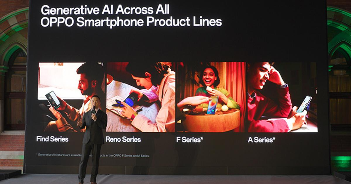 OPPO Aims for Generative AI in 50 Million Phones by 2024