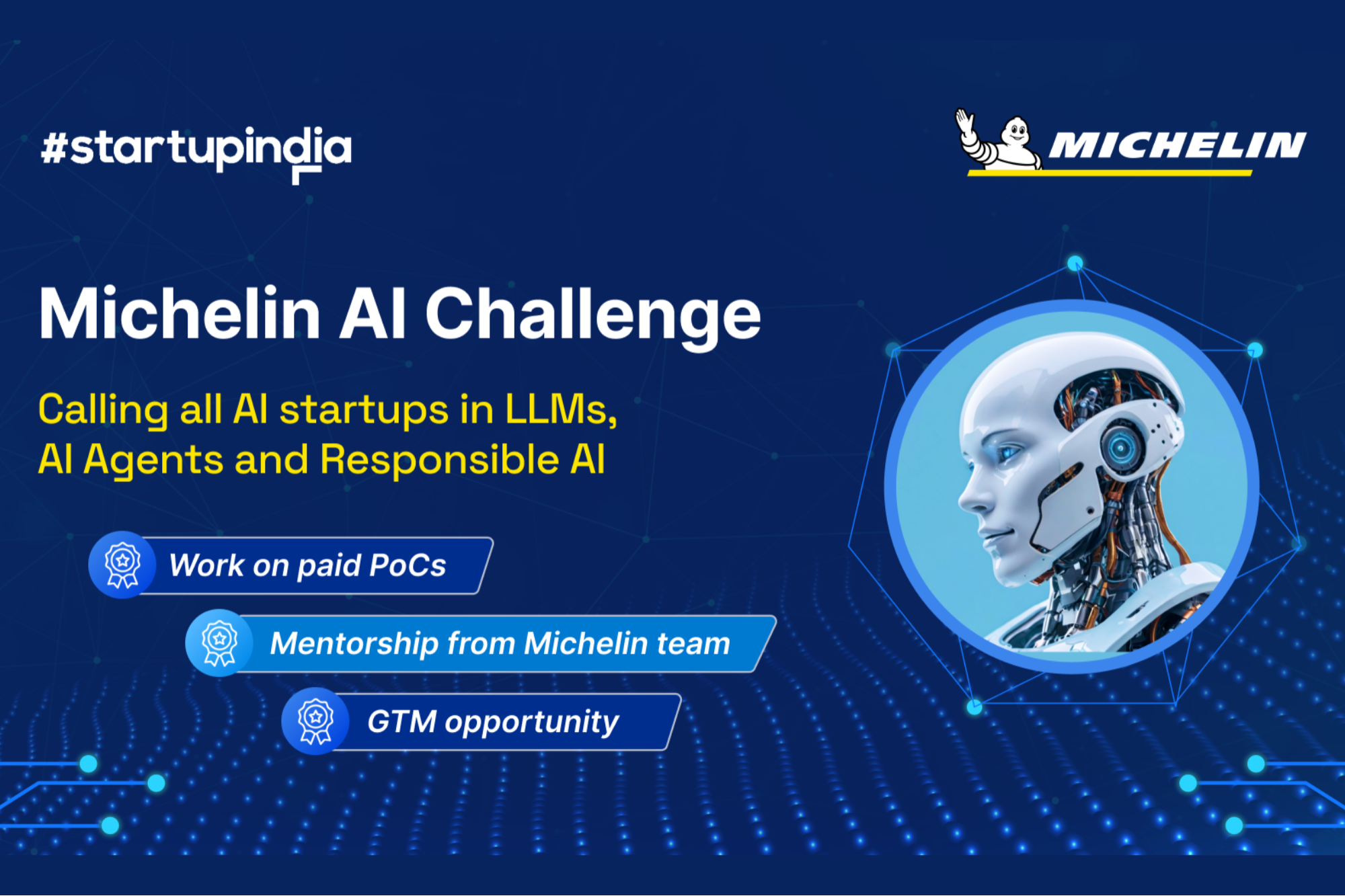 AI Startup Challenge Launched by Michelin and Indian Government