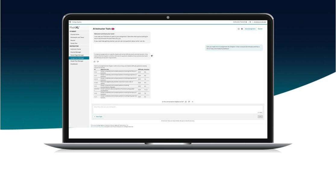 Pearson’s AI Tool Empowers Educators in Higher Education