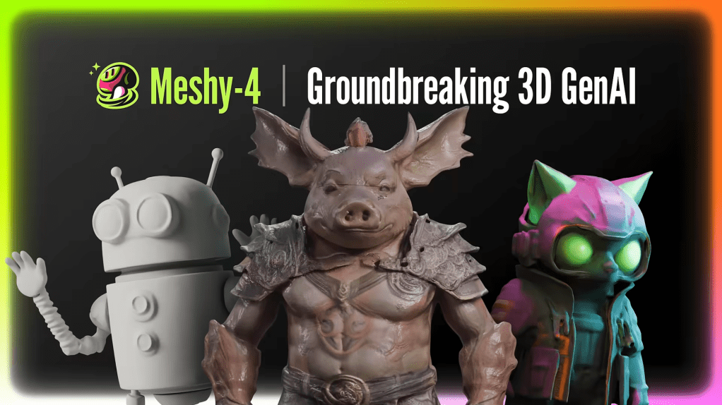 Revolutionizing 3D Design – Meshy-4 Launches with Groundbreaking Features