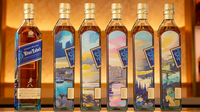 Johnnie Walker Unveils Unique AI-Driven Bottle Design Experience