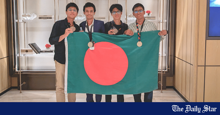 Bangladesh Shines at International AI Olympiad with Silver and Bronze Wins