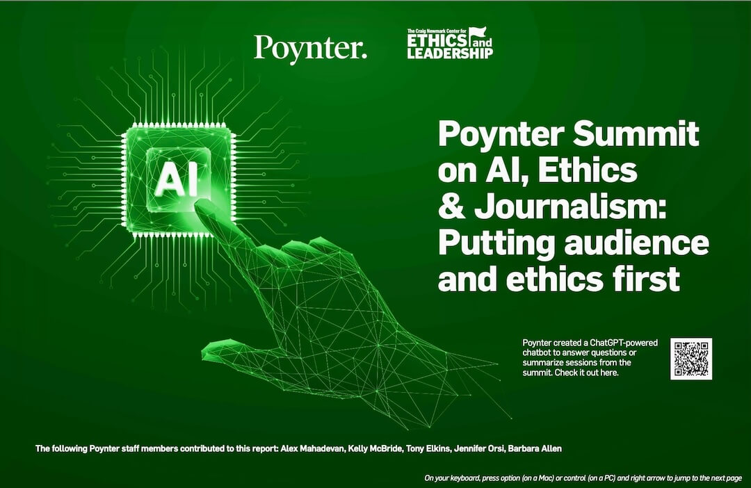 Navigating AI Ethics in Journalism – Insights from the Poynter Summit