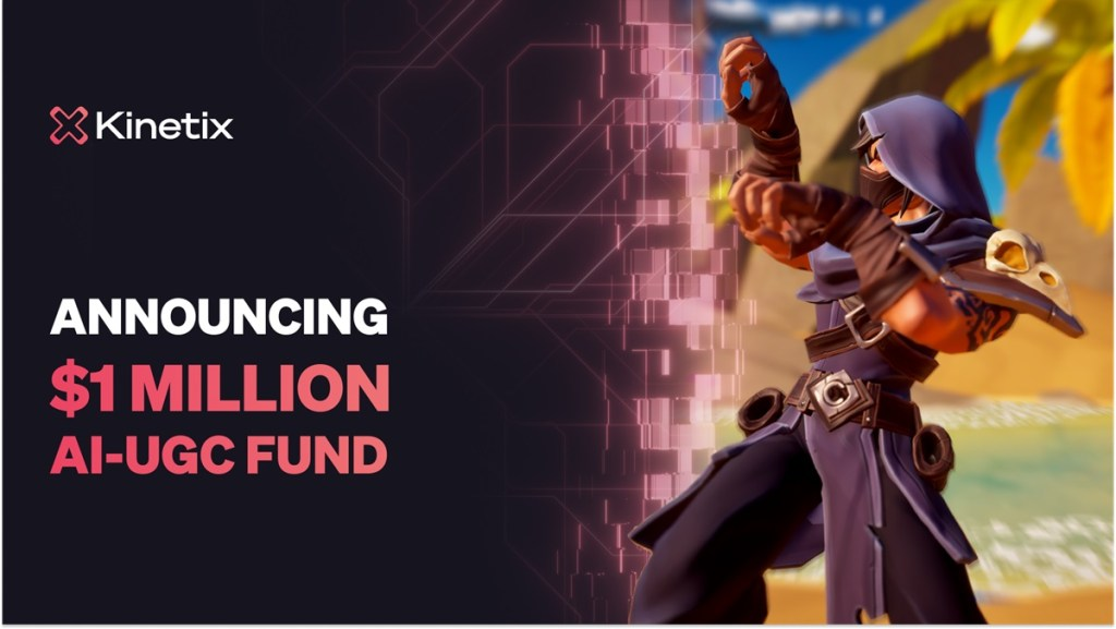 Kinetix Launches $1 Million Fund for AI-Powered Game Development
