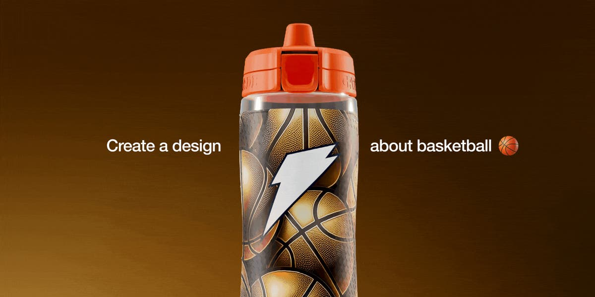 Gatorade and Adobe Team Up for Customizable AI-Powered Squeeze Bottles