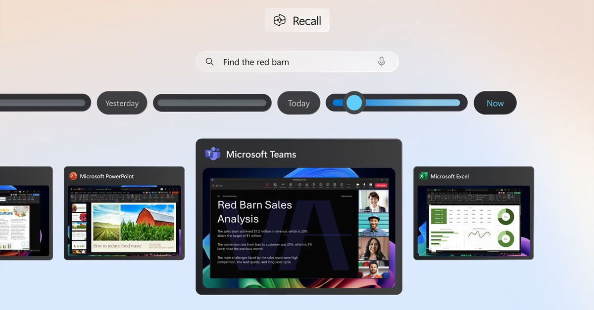 Microsoft Recall Feature Sparks Controversy Over Privacy Concerns