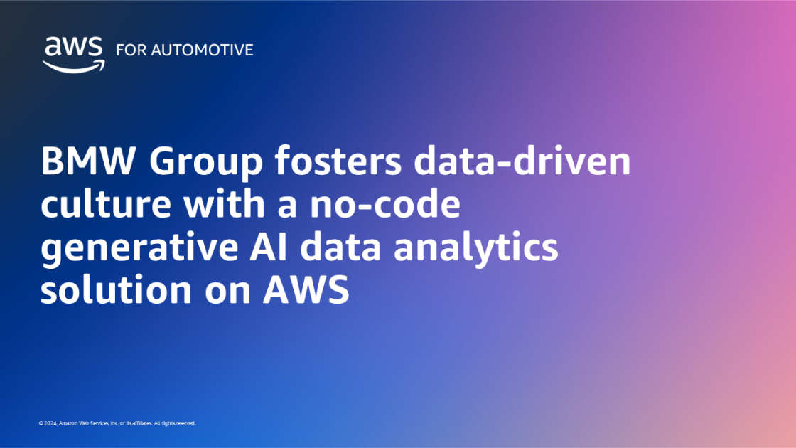 Empowering Data-Driven Decisions at BMW with Generative AI