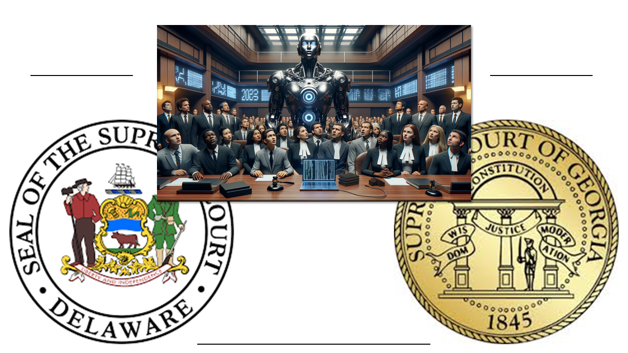 Legal Systems Embrace AI – New Policies from Delaware and Georgia