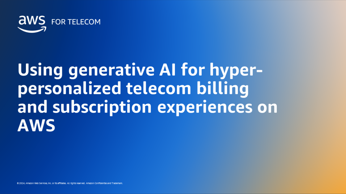 The Future of Telecom Billing – Hyper-Personalization with AI