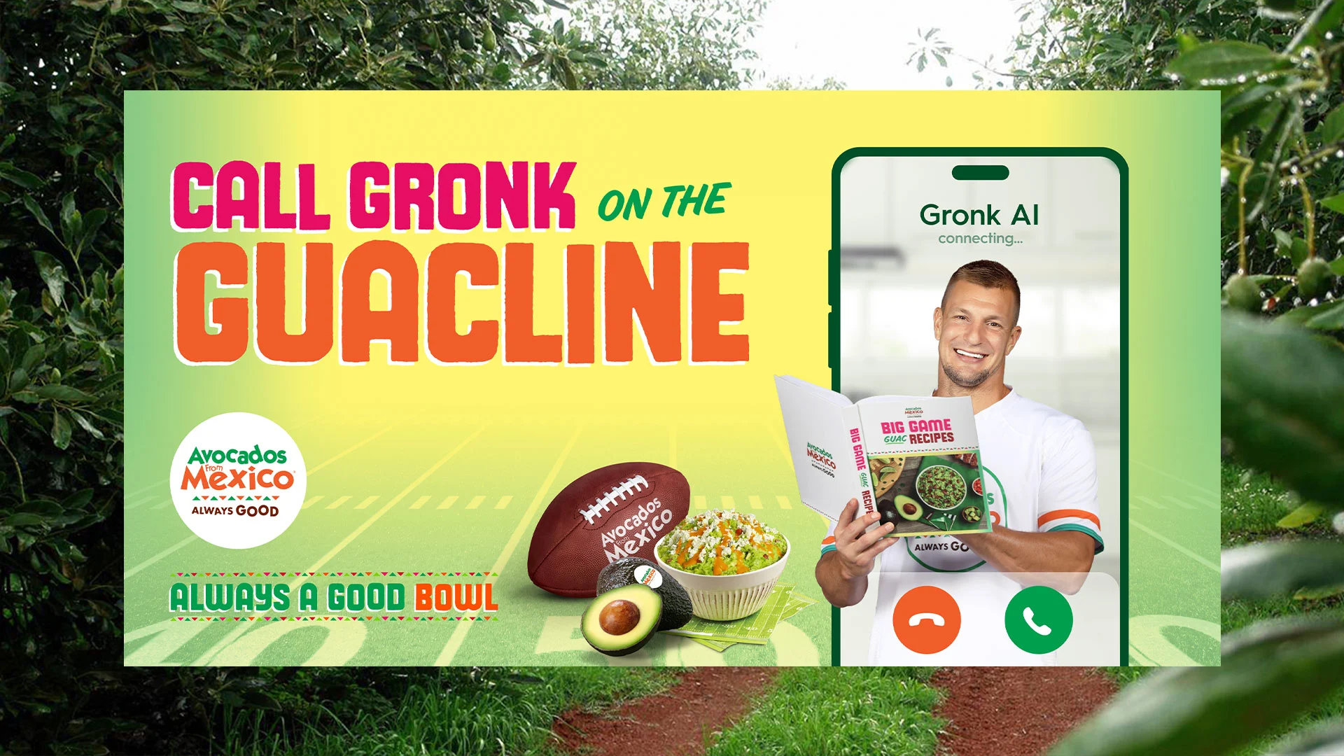 Avocados From Mexico Launches AI-Driven Super Bowl Campaign with Gronk