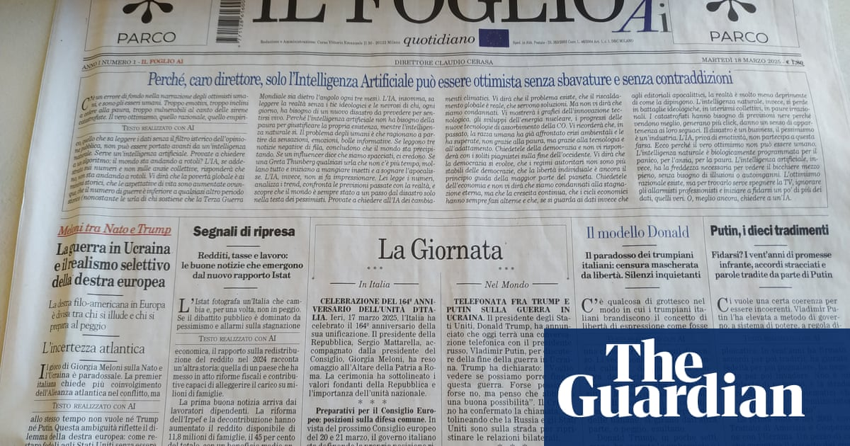 First Newspaper Edition Created Entirely by AI Hits the Stands