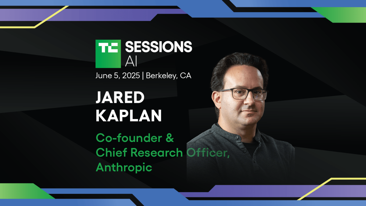 Join Anthropic’s Jared Kaplan at TechCrunch Sessions – AI