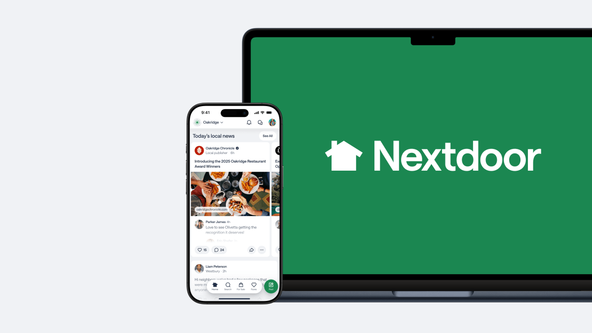 Nextdoor Reinvents Itself with Local News and AI Features