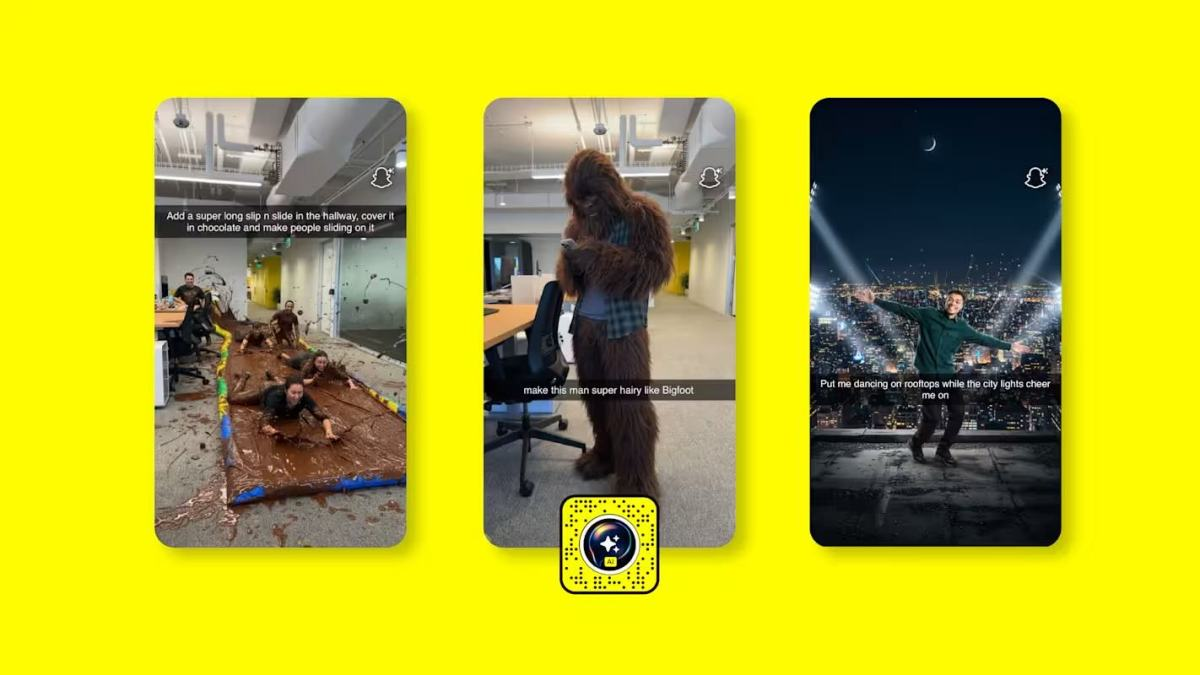 Snapchat Unleashes Free AI Lens for Creative Image Generation