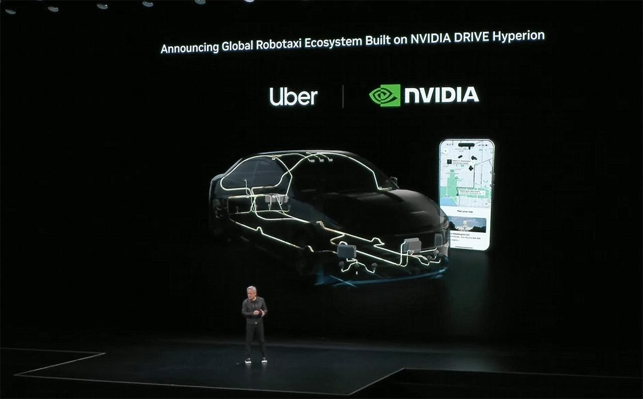 Nvidia and Uber Set to Launch Global Robotaxi Fleet by 2027