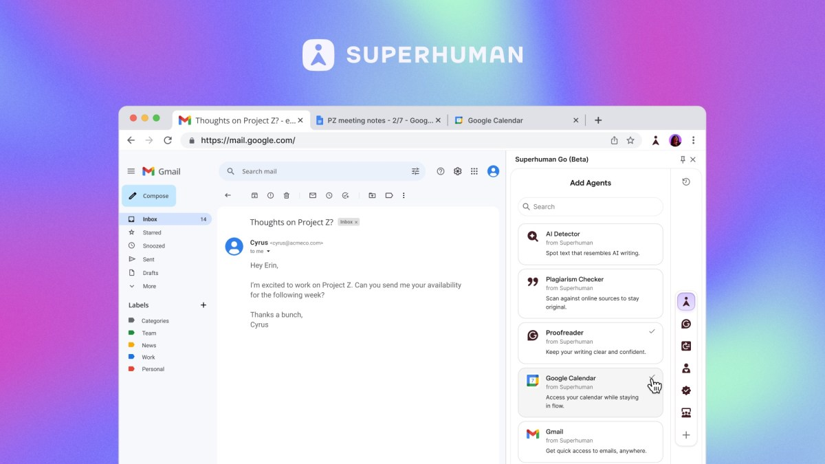 Grammarly Rebrands as Superhuman and Launches AI Assistant