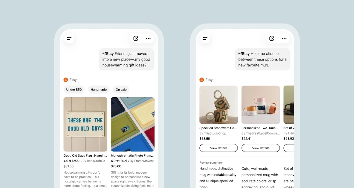 Etsy Launches Native App in ChatGPT for Enhanced Shopping Experience