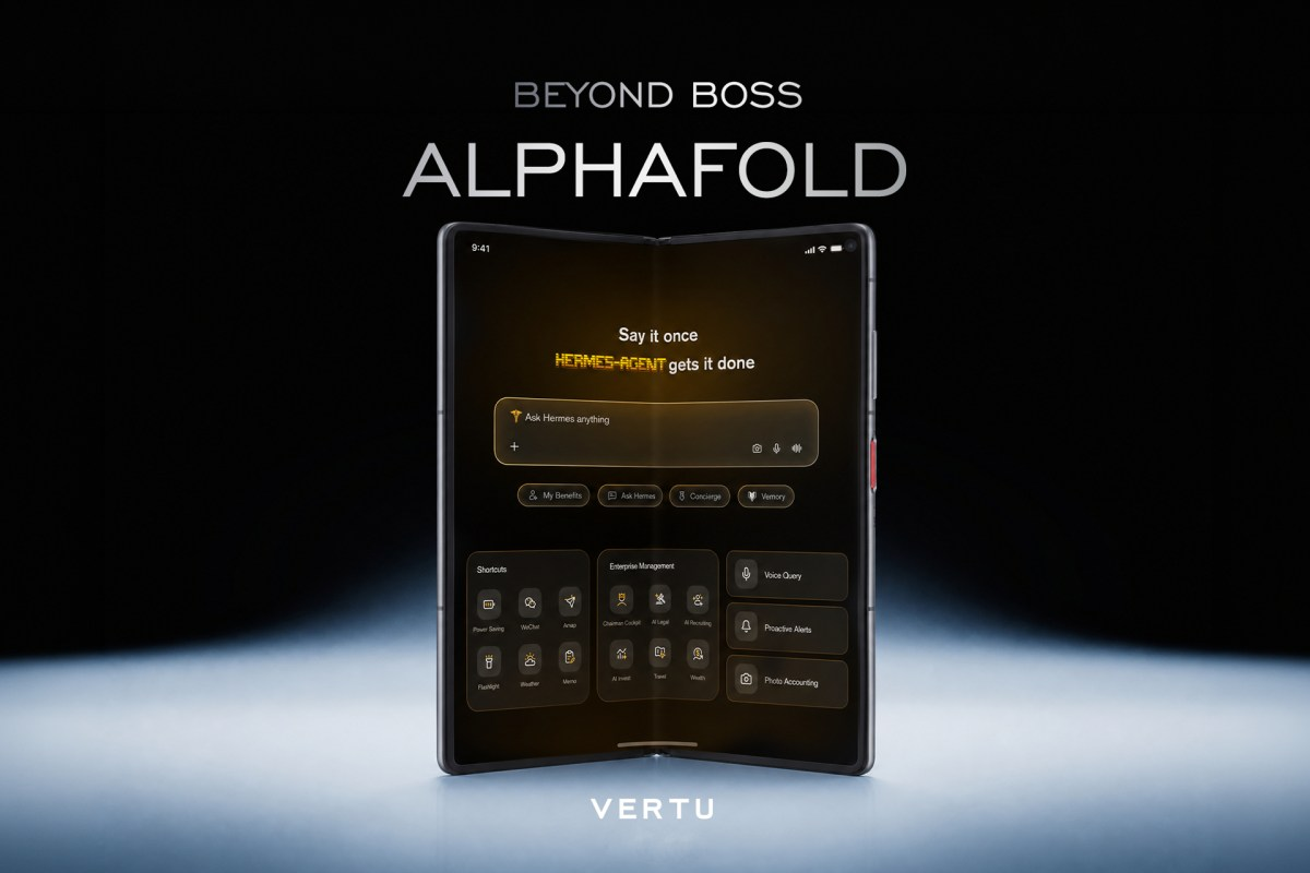 Luxury Meets AI – Vertu Launches the Alphafold Foldable Smartphone