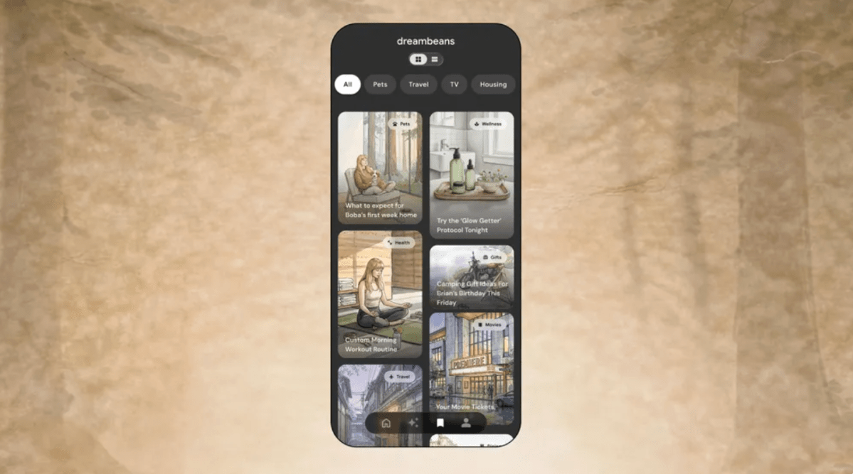 Google’s New App Dreambeans – Your Daily Dose of Inspiration
