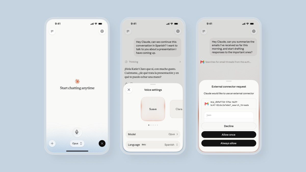 Anthropic Enhances Claude’s Voice Capabilities with New Update