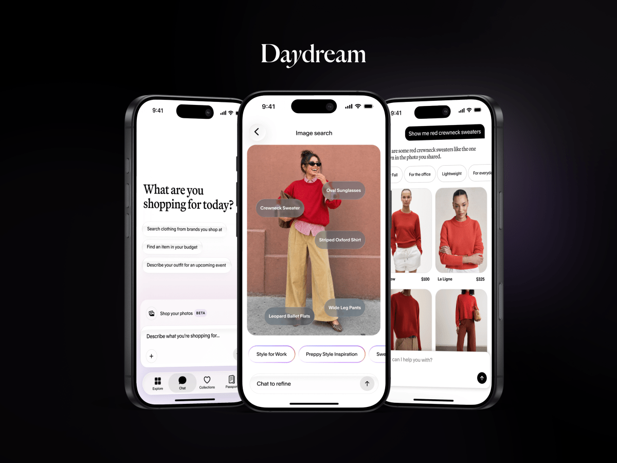 AI Fashion App Daydream Unveils New Shoppable Features